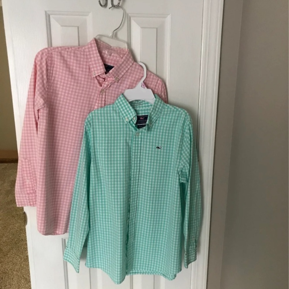 2 Vineyard Vines Boys Whale Shirt